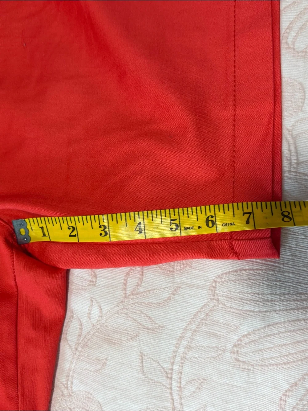 Coral Bay Vibrant Red Orange Shorts